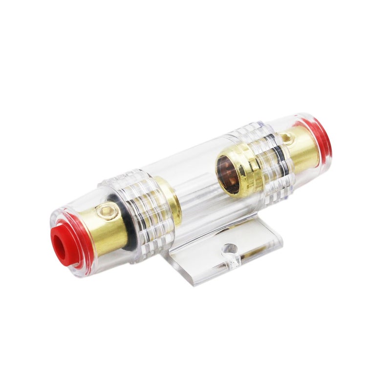 Carviya in-line AGU Fuse Holder for 4-10 Gauge AWG Wire / 6 Gauge & 8 Gauge/with Two 80A AGU Fuses for Car Audio/Alarm/Amplifier/Compressors/Auto Parts/Automotive/Marine/Industrial (80Amp, 1 Pack) - Image 2